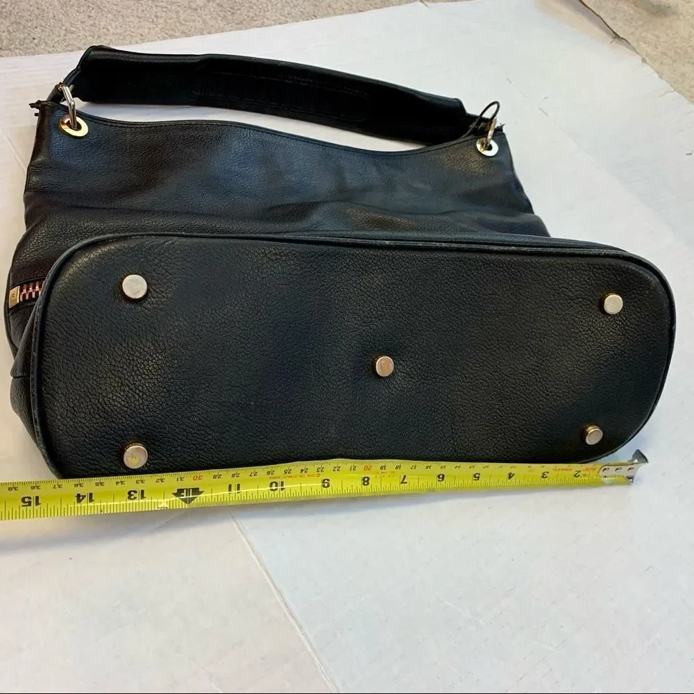 TOM Ford Nina Black Calfskin Hobo Bag